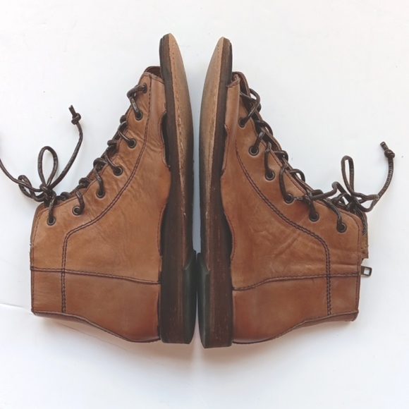 SUTRO Fremont Lace Up Open Toe Booties sz 8 - Picture 7 of 12